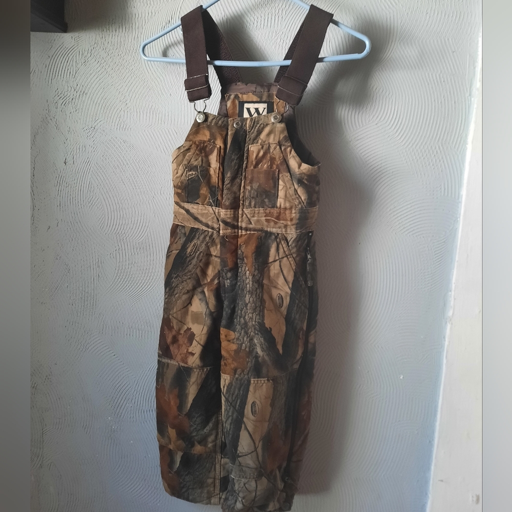 Walls Realtree Overall, Sz 6 kids, Camo